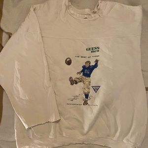 DISTRESSED GUESS SWEATER